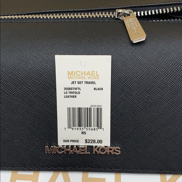 Michael Kors Jet Set Travel Lg Trifold Wallet - Picture 16 of 16